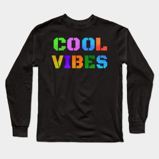 Cool Vibes High Definition Colors Long Sleeve T-Shirt